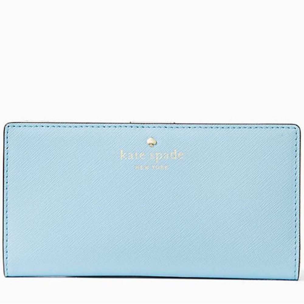 NWT Kate Spade MIKAS POND STACY Wallet Sky Blue
